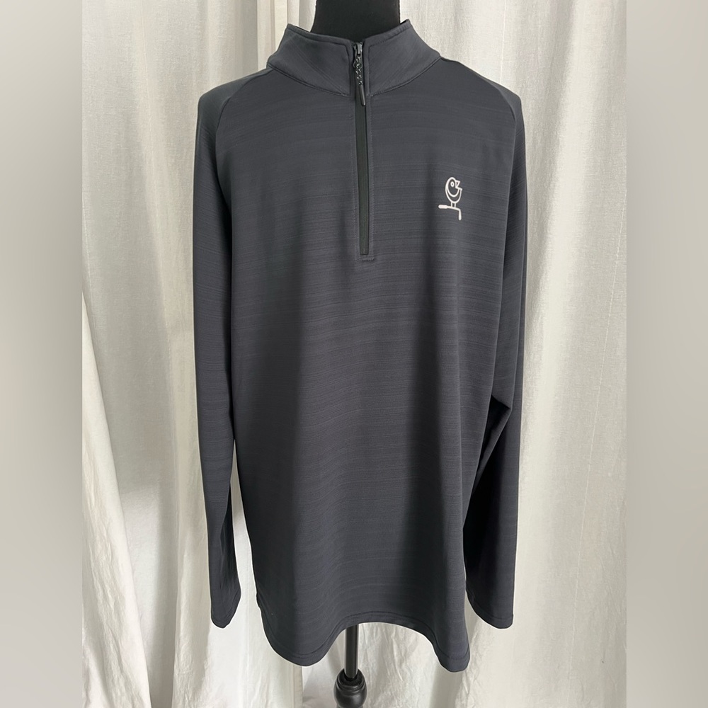 Average Birds Mens Long Sleeve Golf Shirt
